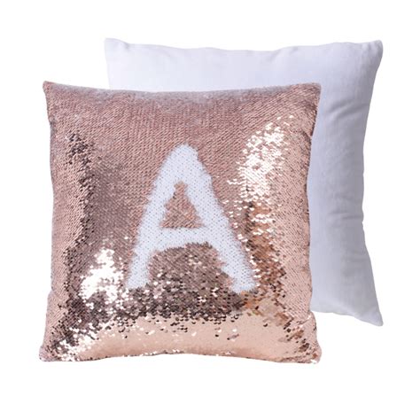 Rose Gold Flip White Sequin Sublimation Blank Pillow Cushion China