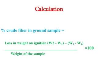 Analysis Of Fibre Ppt