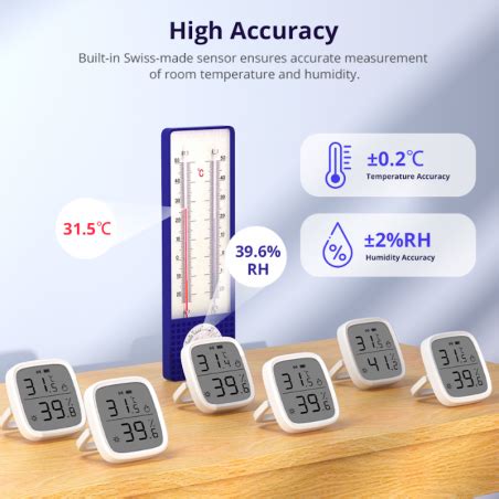 Sonoff Capteur De Temp Rature Et D Humidit Zigbee Avec Cran