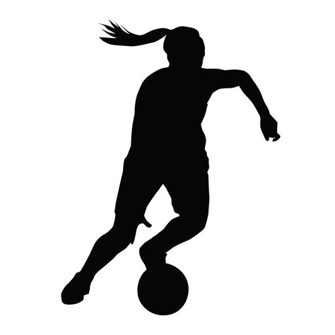 Girls Soccer Silhouette At Getdrawings Free Download