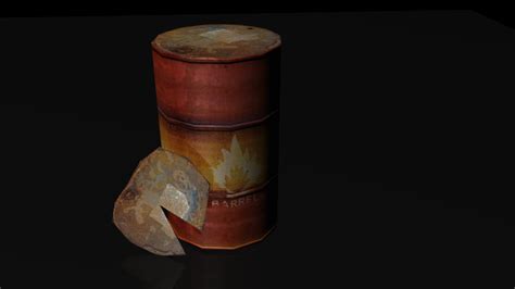 Ritika Artist Barrel Modelling Baking From High Poly To Low Poly