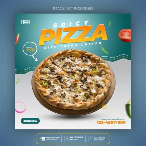 Premium Psd Food Social Media Promotion And Banner Post Design Template