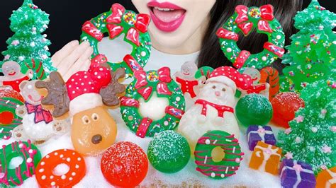 Asmr Christmas Kohakuto Mukbang 크리스마스 코하쿠토 먹방 Eating Sounds Youtube