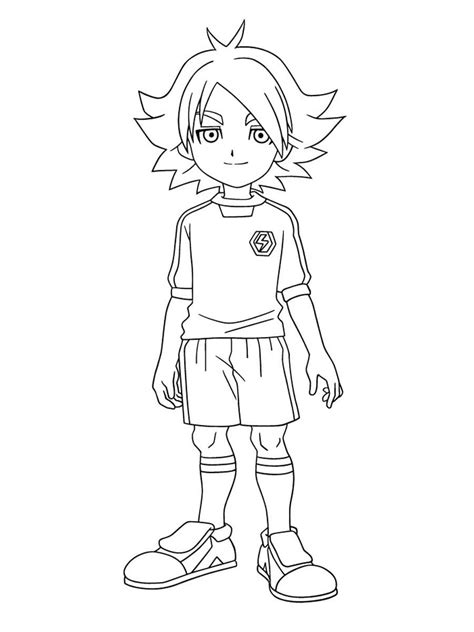 Coloriage Personnages de Inazuma Eleven télécharger et imprimer