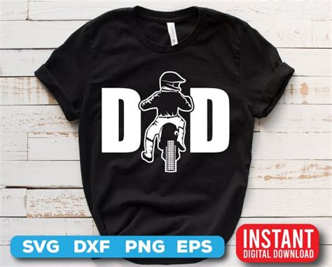 Dirt Bike Svg Motocross Svg Files Dirt Bike Dad Vector Cut Etsy