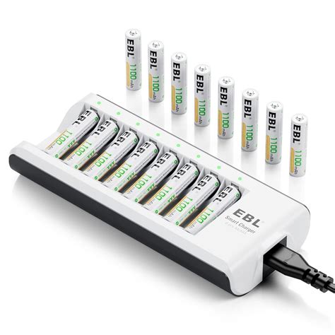 Cargador De Baterías Aaa Y Aa Y De Baterías Recargables Aaa Ni Mh