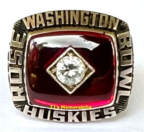 1991 WASHINGTON HUSKIES ROSE BOWL CHAMPIONSHIP RING - Buy and Sell Championship Rings