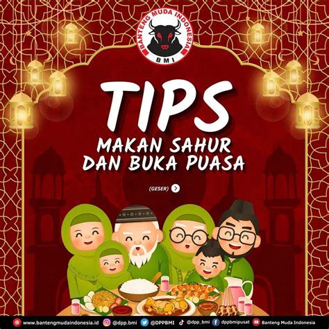 Tips Makan Sahur Dan Buka Puasa Banteng Muda Indonesia