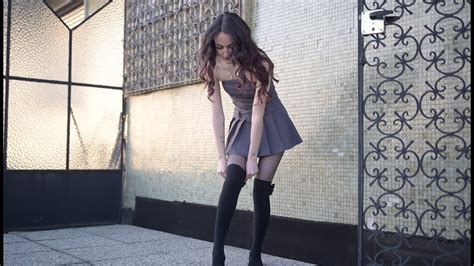 Try On Haul Glamour Fashion Editorial Lingerie Pantyhose Parisian Stockings Tights Mini Skirt