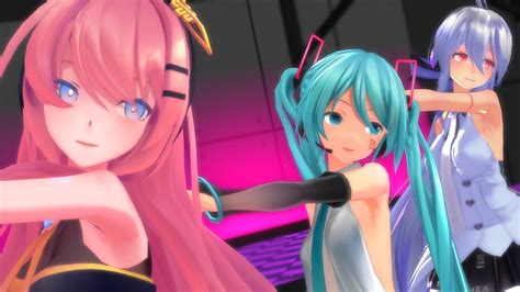 MMDGimmeGimme MIKU LUKA HAKU ミク ルカ ハク YouTube