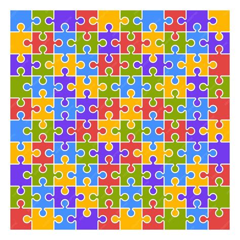 Premium Vector Puzzle Grid Puzzle Template For Kids Worksheet