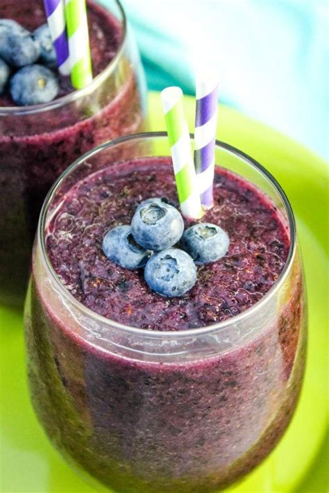 Healthy Blueberry Pear Smoothie Baking You Happier