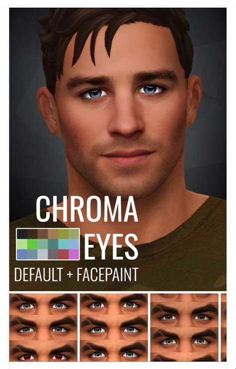 CHROMA EYES Golyhawhaw Sims 4 Anime Sims 4 Game Sims Cc