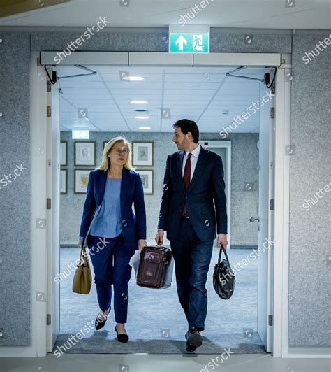 Hague Sigrid Kaag D Wopke Hoekstra Editorial Stock Photo Stock