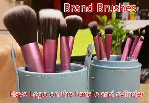 Free Shipping 2014 New Arrival 12 Pcs Cylinder Professional Makeup Brushes Sets Essential Kit