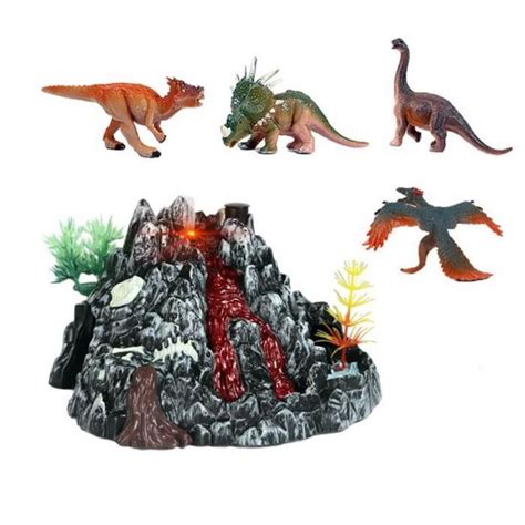 Figure R Aliste De Dinosaure De Volcan Lectrique Jouets Ducatifs