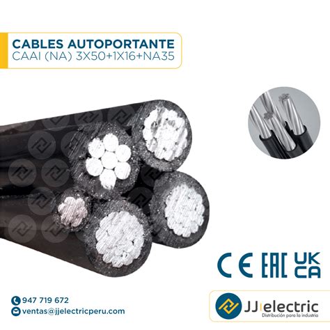 CABLES AUTOPORTANTE CAAI NA 3X50 1x16 NA35 JJ Electric