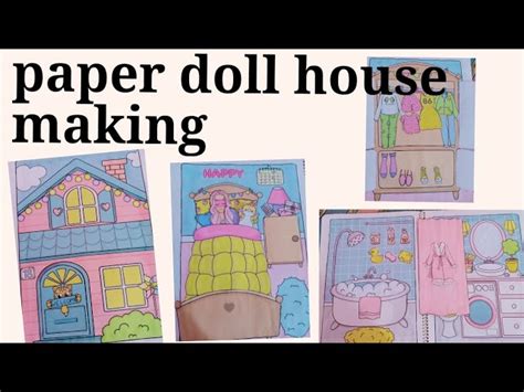 Printable Paper Dollhouse And Paper Dolls Busy Book Paper Off