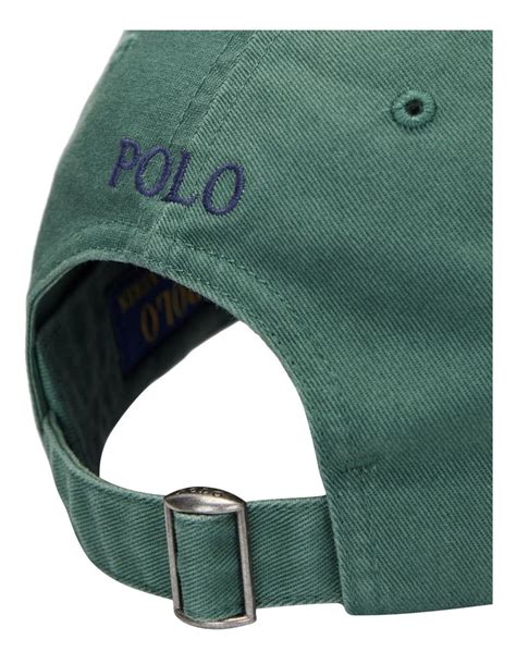 Polo Ralph Lauren Cotton Chino Ball Cap In Green Myer