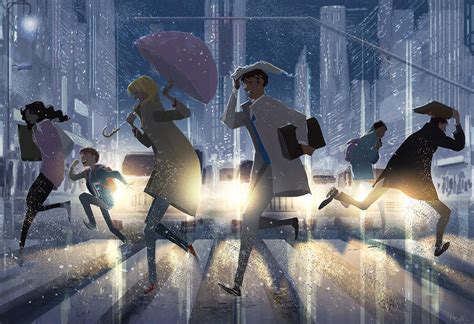 Street Crossing. by PascalCampion on DeviantArt