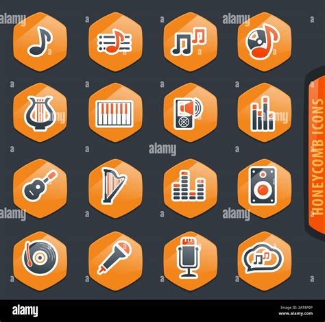 Music Icons Set Stock Vector Image And Art Alamy