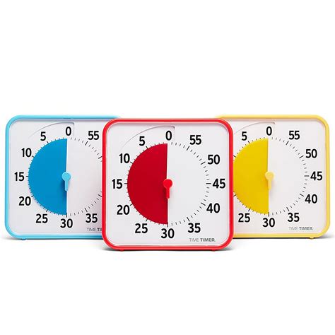 Buy Time Timer 8 Inch Learning Center Classroom Set — 60 Minute Visual ...