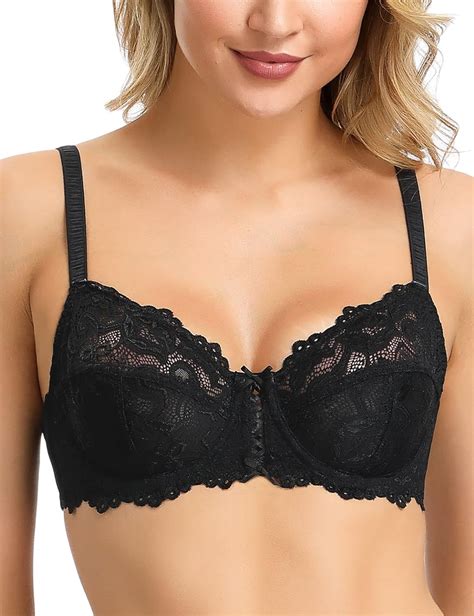 Buy Wingslove Womens Sexy Lace Bra Non Padded Underwire Unlined Bra Full Coverage Plus Size