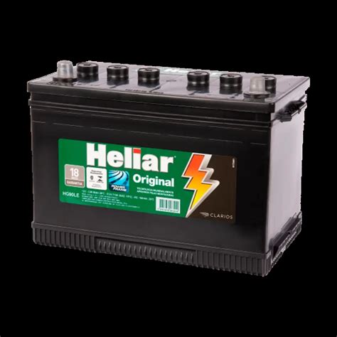 Bateria Heliar Original 90Ah HG90LE pague em até 10x sem juros