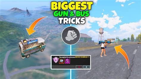 Oh No Bgmi New Bus Tricks Biggest Gun Glitch In Bgmi Bgmi Tricks