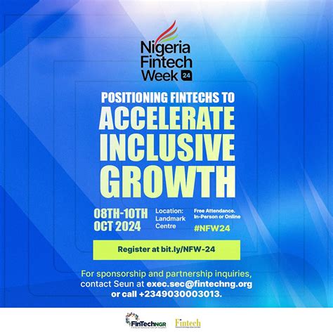 Nigeria Fintech Week Driving Inclusive Growth Through Fintech