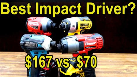 Best Impact Driver Dewalt Vs Milwaukee Vs Makita Vs Bauer Let S Find