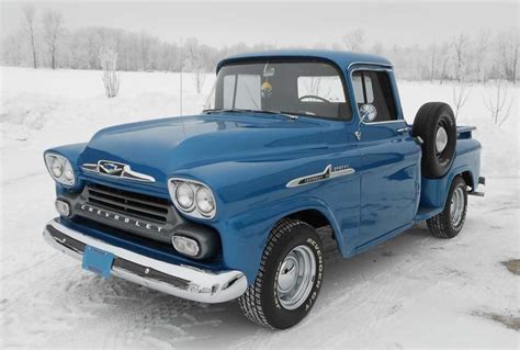 1958 Chevy Apache 3100 Short Box Stepside With 283 V 8 Classic Chevy