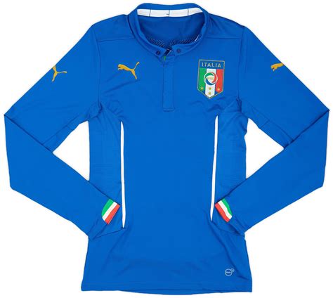 Italy Player Issue Home L S Shirt