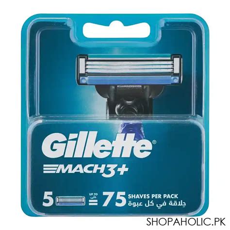 Buy Gillette Mach 3 Plus Cartridges 5 Pack In Pakistan Shopaholicpk