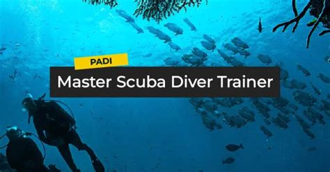 Master Scuba Diver Trainer PADI GoPro IDC Career