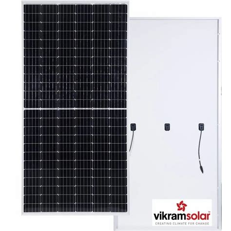 Monocrystalline Vikram Solar 380 Wp Somera Half Cut Cell Module 24v