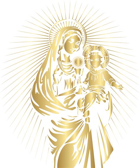 Virgin Mary Png Virgin Mary Clipart Full Size Clipart Images