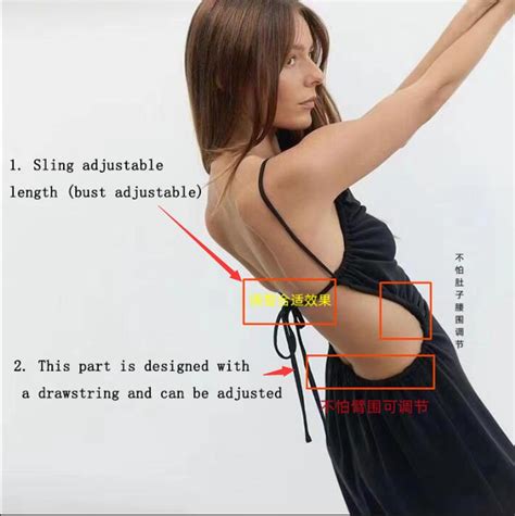 New Style Sexy Dress Pure Desire Hot Girl Halter Strap Dress Female Ins European American Style