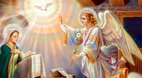 Anunciación Glendaahora La Anunciación Del Ángel A La Virgen María Solemnid