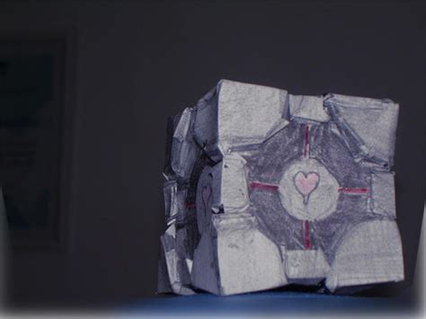 Companion Cube Papercraft By Roadstar91 On Deviantart