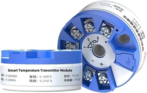 Temperature Transmitter K J N PT100 4 20mA Converter TC RTD Input 4