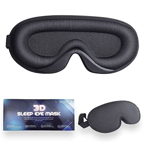 Snagshout 3d Sleep Mask For Men Women Upgraded 3d Contoured Cup Eye