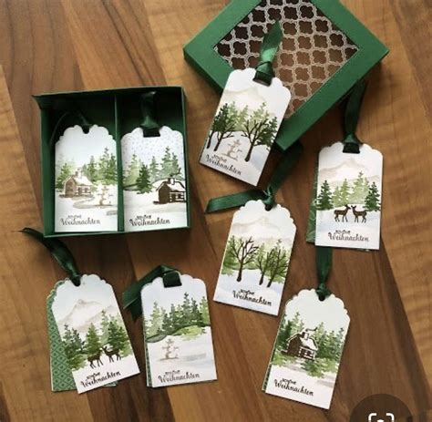 Christmas Gift Tags Stampin Up Christmas Gift Tags Handmade Diy