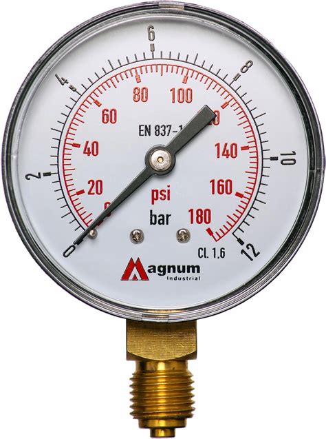 Akcesoria do narzędzi pneumatycznych Magnum Manometr 63MM Radialny 1 4