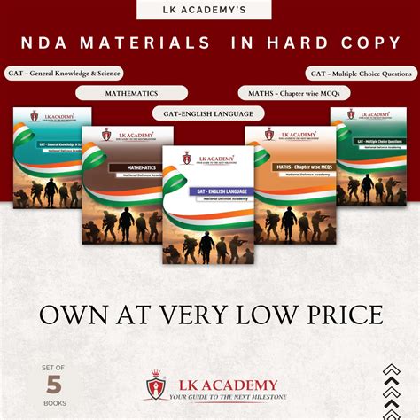 NDA Exam Preparation Book Set - LK Academy