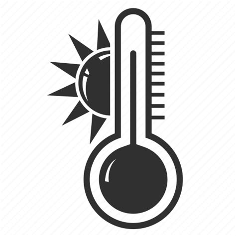 Heat Hot Weather Summer Sun Temperature Termometr Weather Icon