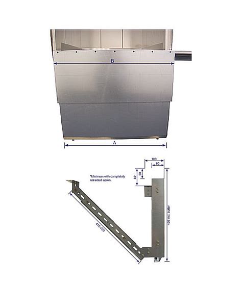 Two Part Telescopic Car Apron Toe Guard Elevator Equipment
