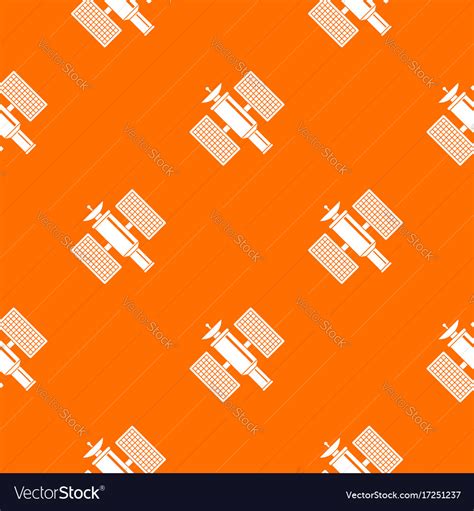 Space satellite pattern seamless Royalty Free Vector Image