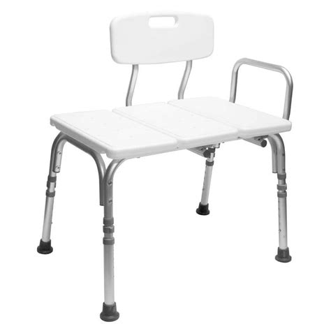 Glacier Bay Tub Transfer Bench And Bath Seat FGB153GB THD The Home Depot