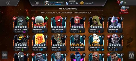 Rank Roster Rank Up Advice — Marvel Contest Of Champions